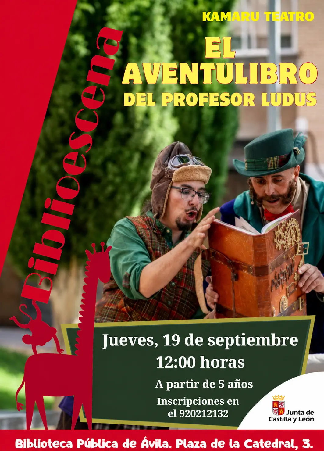 Cartel de El Aventulibro del profesor Ludus