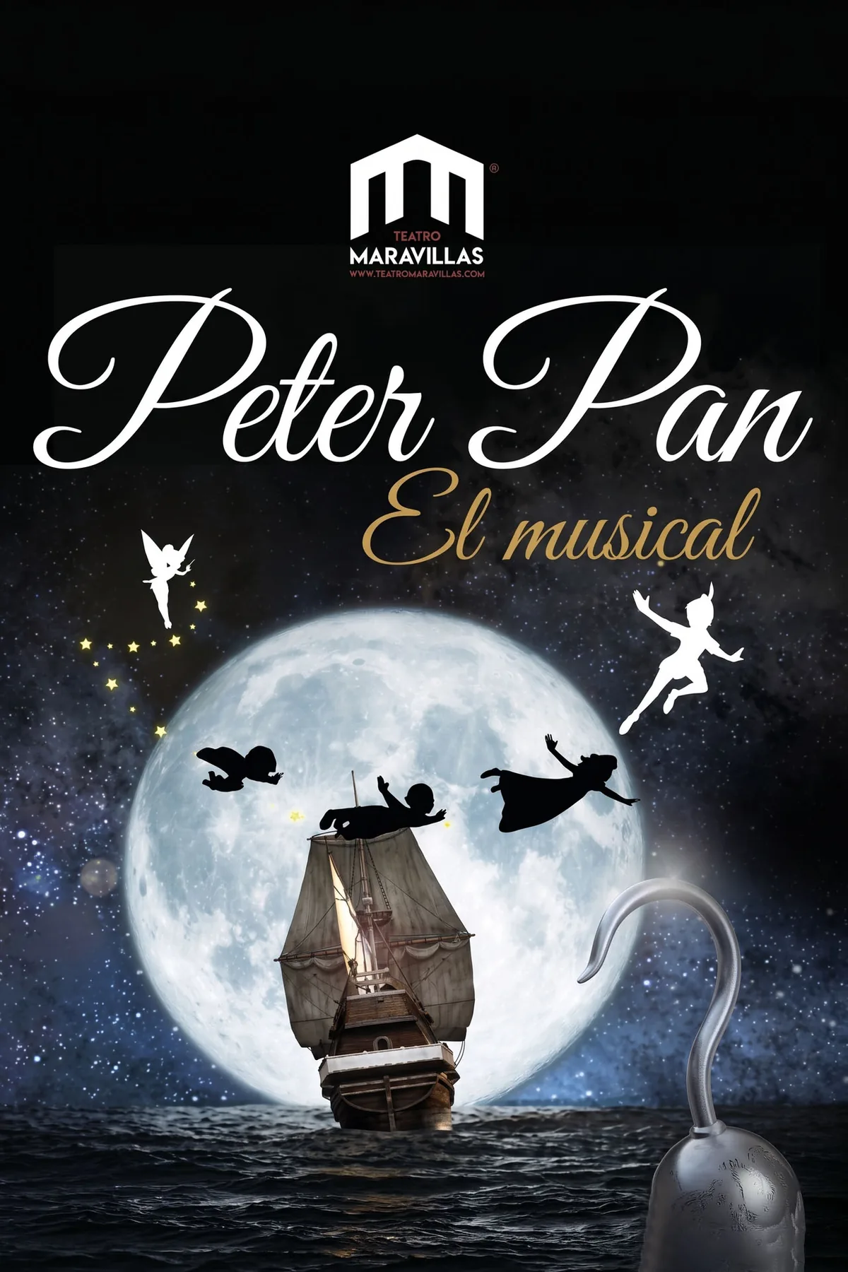 Cartel de Peter Pan, el musical en Ávila