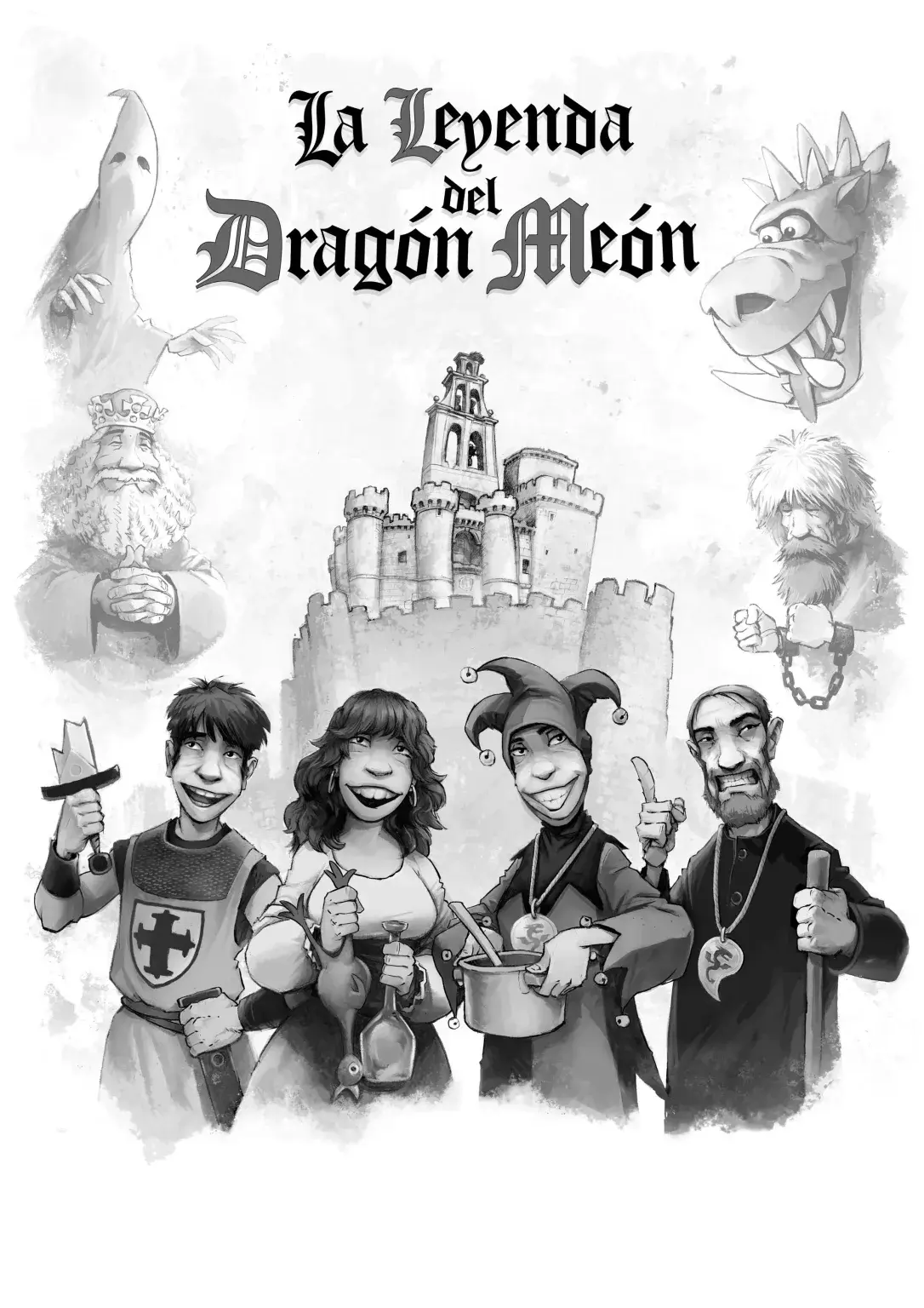 Cartel de La leyenda del dragón meón