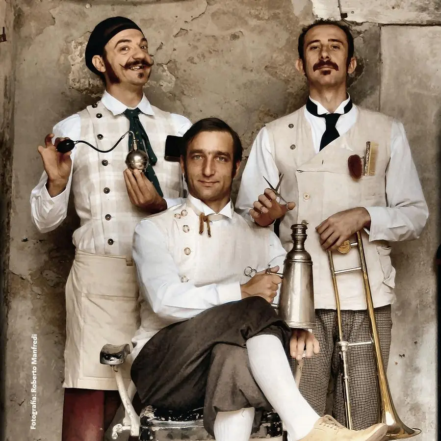 Cartel de Nuova Barberia Carloni