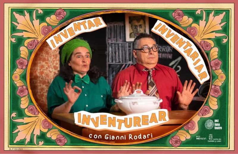Cartel de Inventar, inventariar, inventurear con Gianni Rodari en Urones de Castroponce